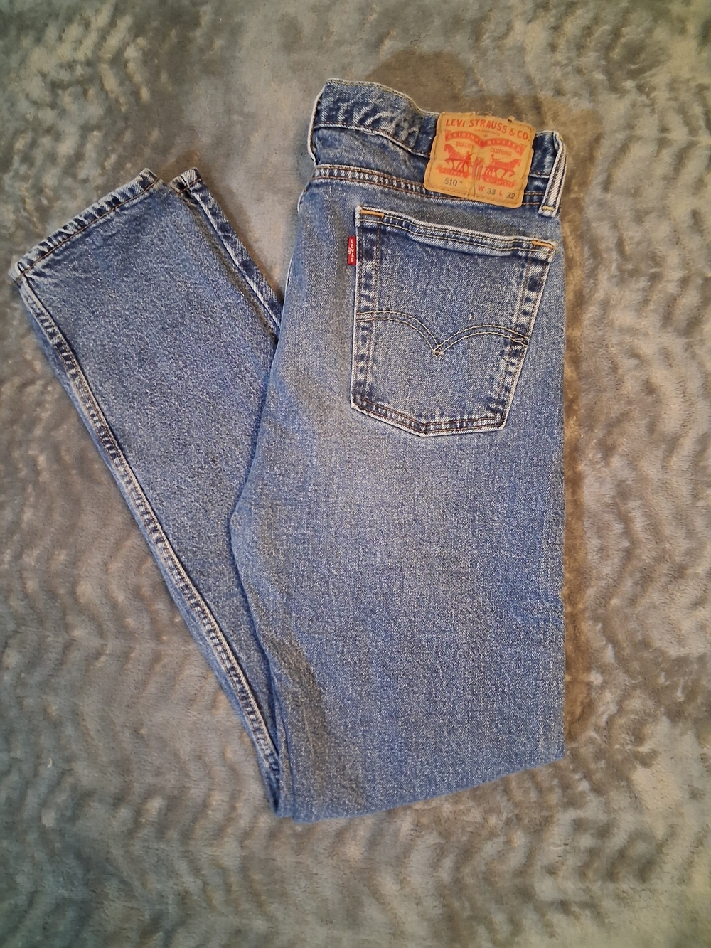 Levi's Jeans Men's Straight Leg 33/32 Blue 510